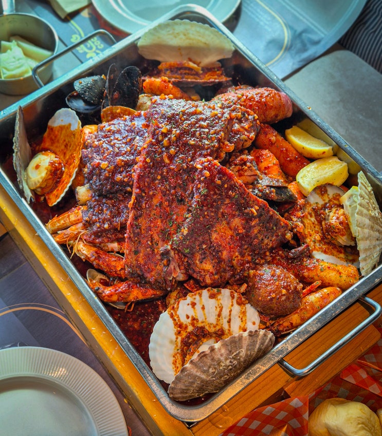  거북섬 맛집 미국식 해물찜 LA코코보일링 주차 웨이팅 후기