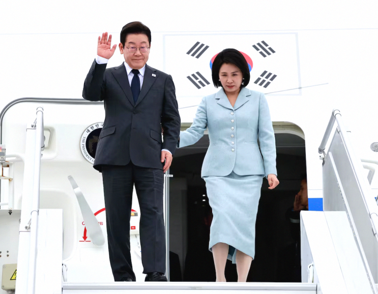 이재명 <b>대통령 뉴욕</b> JFK 공항 도착 '유엔(UN) 총회' 일정 시작.