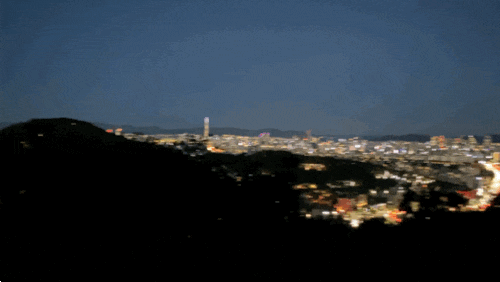 가을밤 남산