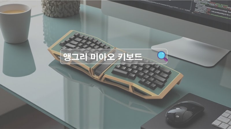100만 원 넘는 키보드 앵그리미아오 AM AFA. 하이엔드 끝판왕