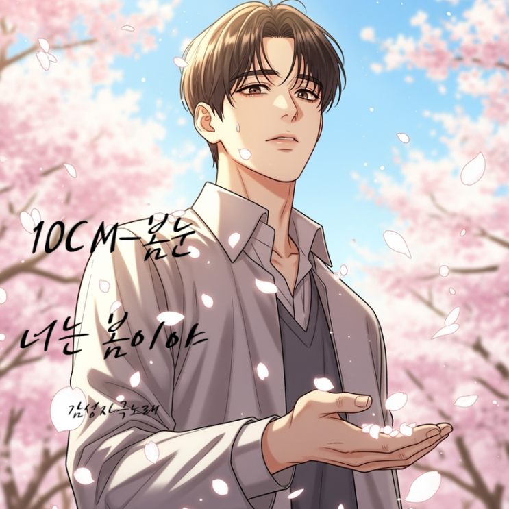  10cm 봄눈 가사 해석 발음 - 오랜 기다림 끝에 다시 피어나는 사랑