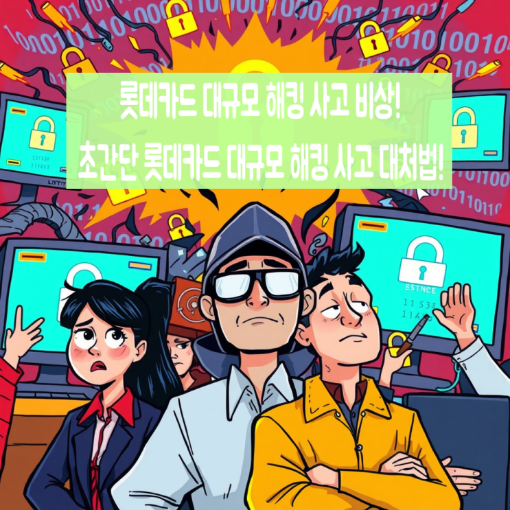  롯데카드 대규모 해킹 사고 비상! 초간단 롯데카드 대규모 해킹 사고 대처법!