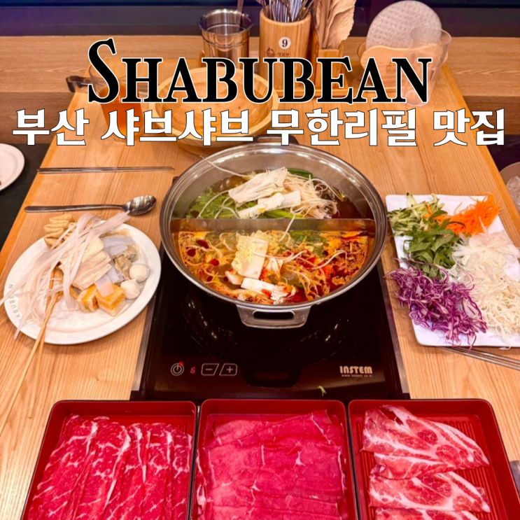  개금 맛집 샤브빈 : 샐러드바와 디저트도 무제한으로 즐기는 개금동 샤브샤브 맛집 [부산 진구]