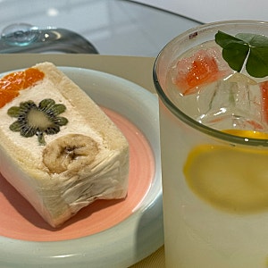 목포 후르츠산도 과일산도 맛집 럭키크림
