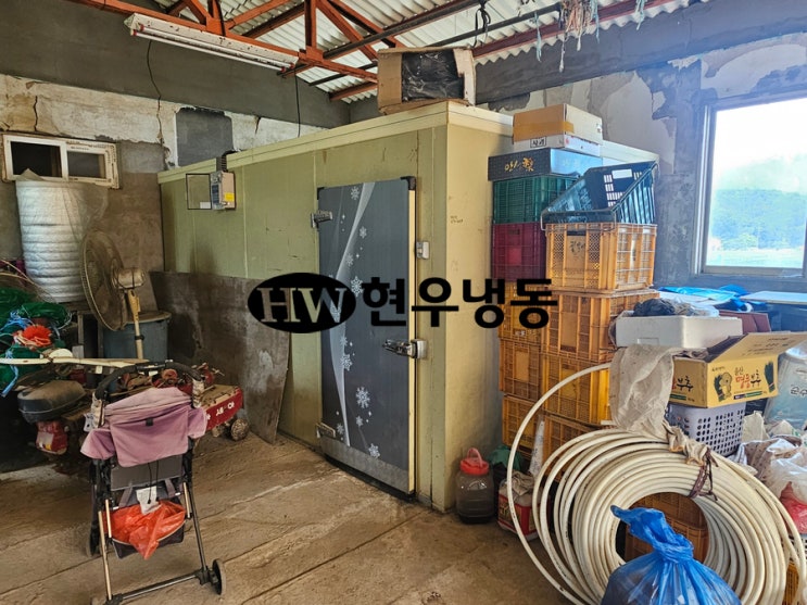  울산저온창고수리 냉장창고 성에착상으로 결빙제거 히터과열방지센서HTC교체수리