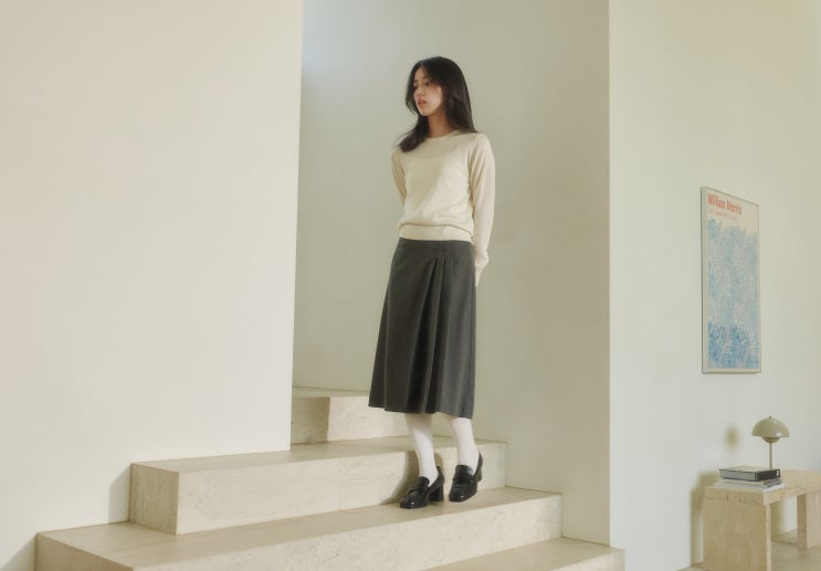  탑텐 메리노울 여자옷? 가을니트 가디건 커플데이트룩으로 딱 좋아!