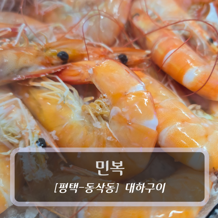  평택 대하구이 맛집 민복, 제철 가을 별미 제대로 즐긴 후기