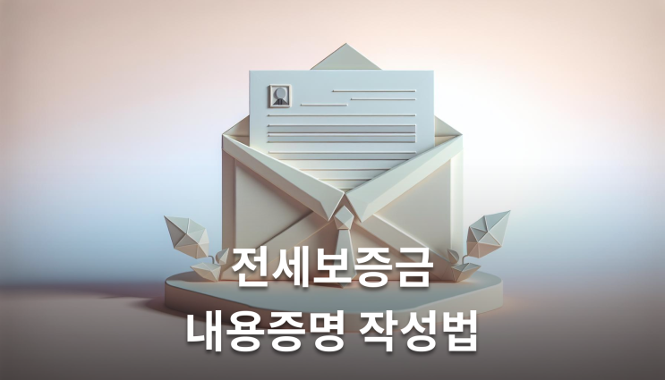  전세보증금반환소송 내용증명 작성법 변호사가 알려주는 실무 체크포인트