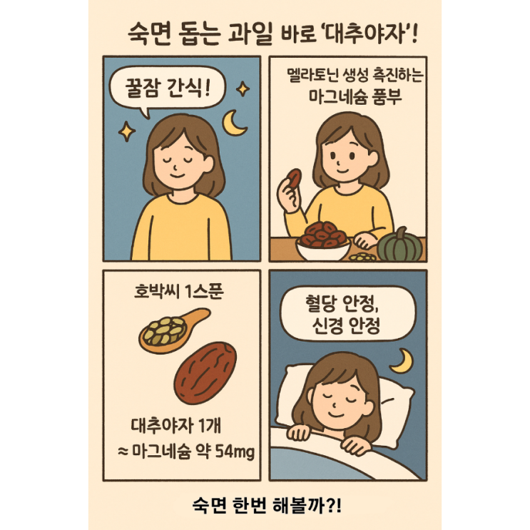  숙면 취하고 싶다고?! 이거 묵어보자 한번!