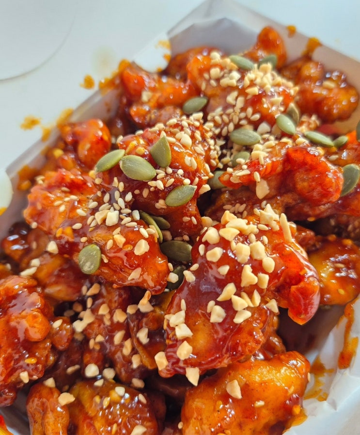  경기 가평 설악면 '여리내 닭강정' 북경 깐풍 닭강정 살짝 매콤하니 너무 맛있다! 가평 닭강정 맛집