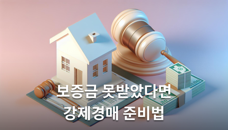  보증금반환소송 강제경매 신청부터 배당까지 확인해야 할 핵심사항