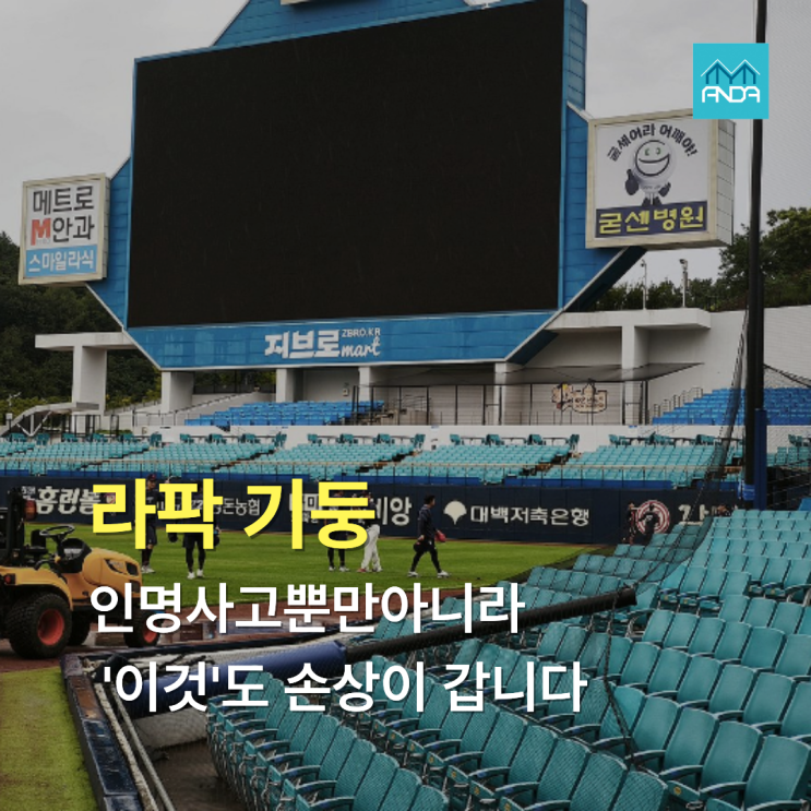  의외로 야구장의 절반이 놓치고 있는 안전에 필수인 '이것'