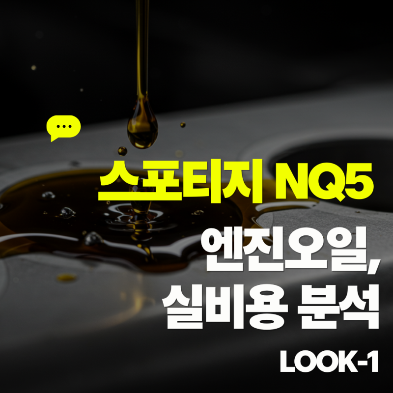 기아 스포티지 NQ5 엔진오일 교환 비용, 15만원 vs 8만원?
