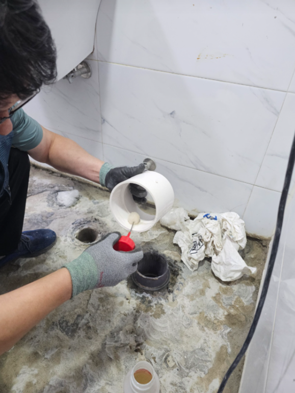  부산진구빌라누수 정밀 진단 천장 물샘 화장실 방수공사 시공 사례