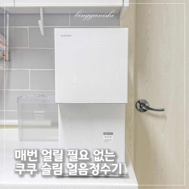  고민만 한 달째? 우리집에 딱 맞는 정수기 렌탈 추천 이 얼음정수기로 종결