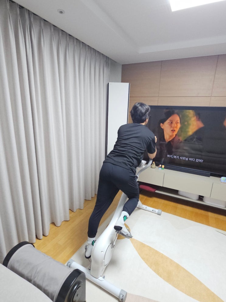  접이식 실내자전거 멜킨 스마트 비비바이크 2주 사용 운동효과 솔직 후기