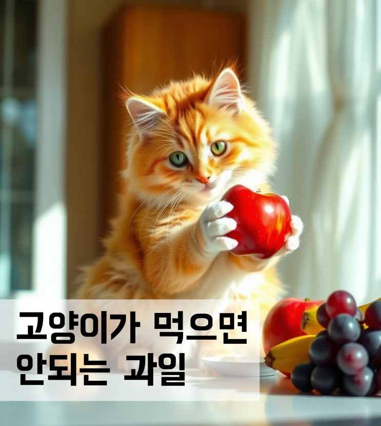  고양이가 먹으면 안되는 위험한 과일