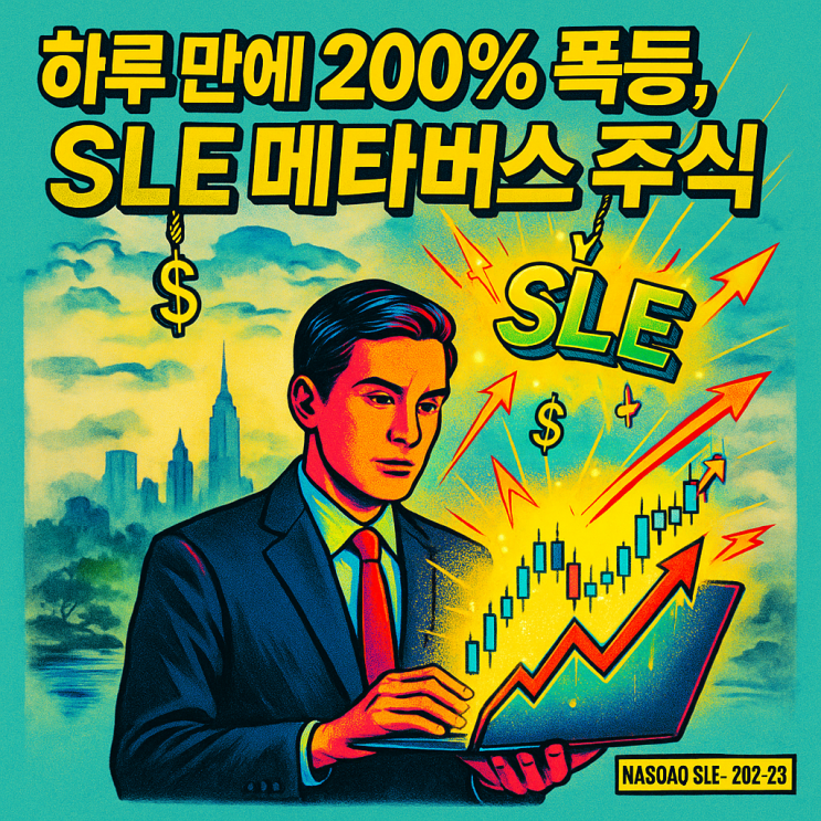  슈퍼 리그 엔터프라이즈 주가 (SLE 주식) 하루 200% 폭등 비밀?