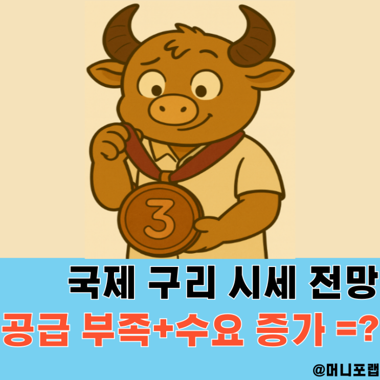  국제 구리 가격 시세 전망, 에너지 수요 급증으로 강세 전환될까