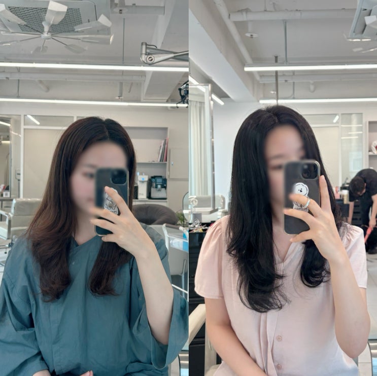  잠실새내 미용실 어뉴헤어 김후강 실장님 올리브브라운 비건 염색