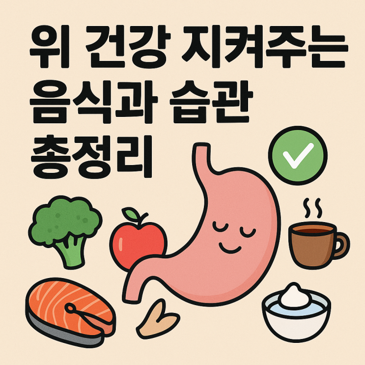  위 건강 지켜주는 음식과 습관 총정리