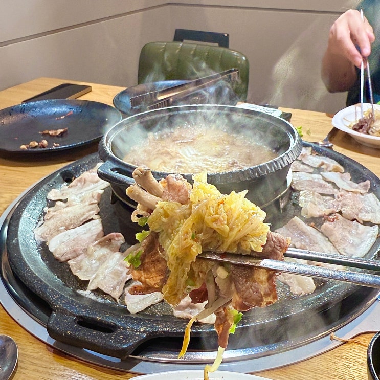 구미 봉곡동 맛집 무한리필 샤브샤브 샐러드바 리뉴얼 투인샤브 점심특선