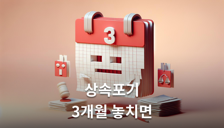  상속포기신고 기간과 절차 확인해야 할 사항