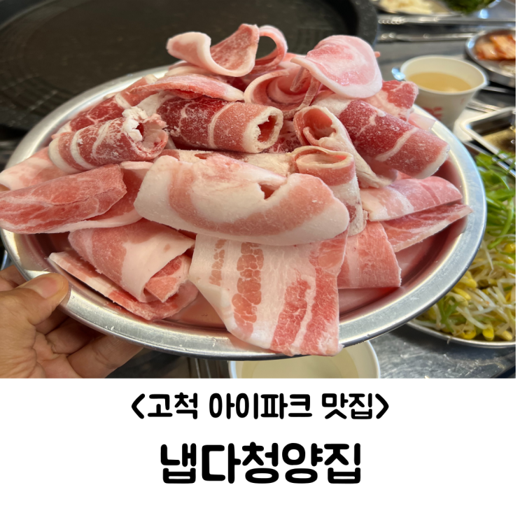  고척 아이파크 맛집, 냅다청양집 솔직후기