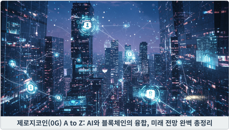  제로지코인(0G) A to Z: AI와 블록체인의 융합, 미래 전망 완벽 총정리