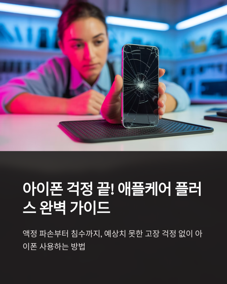  아이폰 사용자 필독! 애플케어 플러스 가입부터 수리비용까지 완벽 가이드