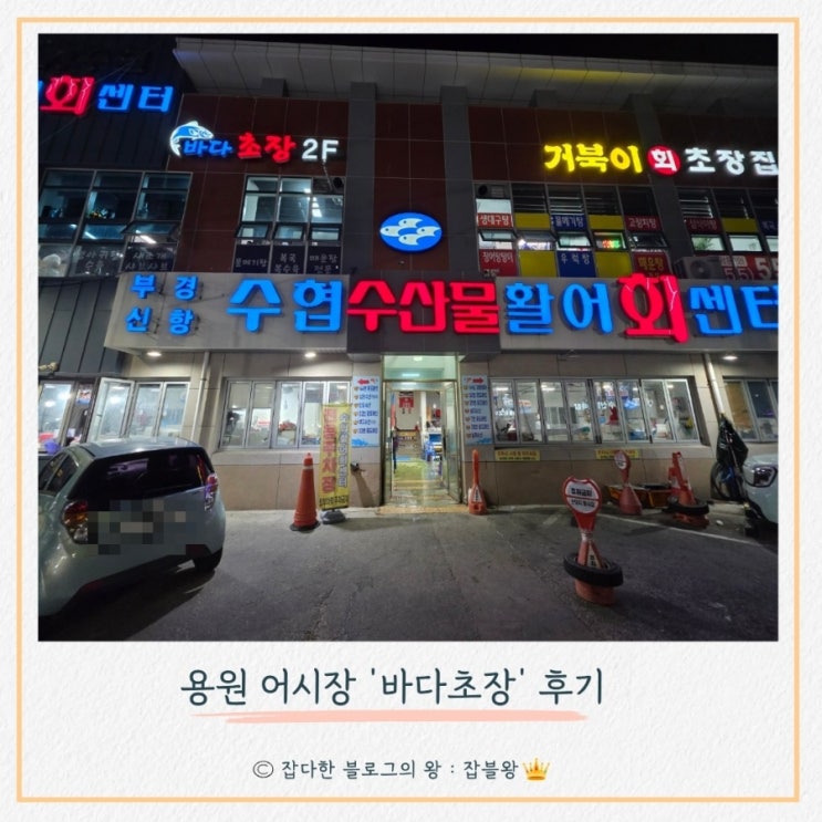  용원 어시장 초장집 : 바다초장 후기 (하모회, 장어구이)