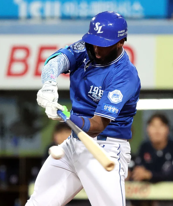 라이온즈 르윈 <b>디아즈</b>, KBO 단일시즌 <b>최다 타점</b> 타이기록 달성