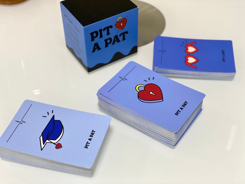 연애초반 대화템, 윗플리 PIT A PAT 대화카드 사용후기