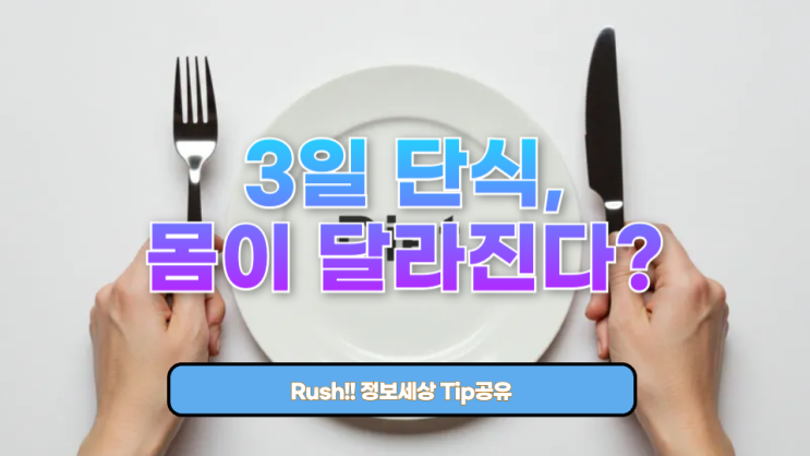  3일 단식, 몸이 달라진다? — 의학이 말하는 진짜 효과와 숨겨진 위험