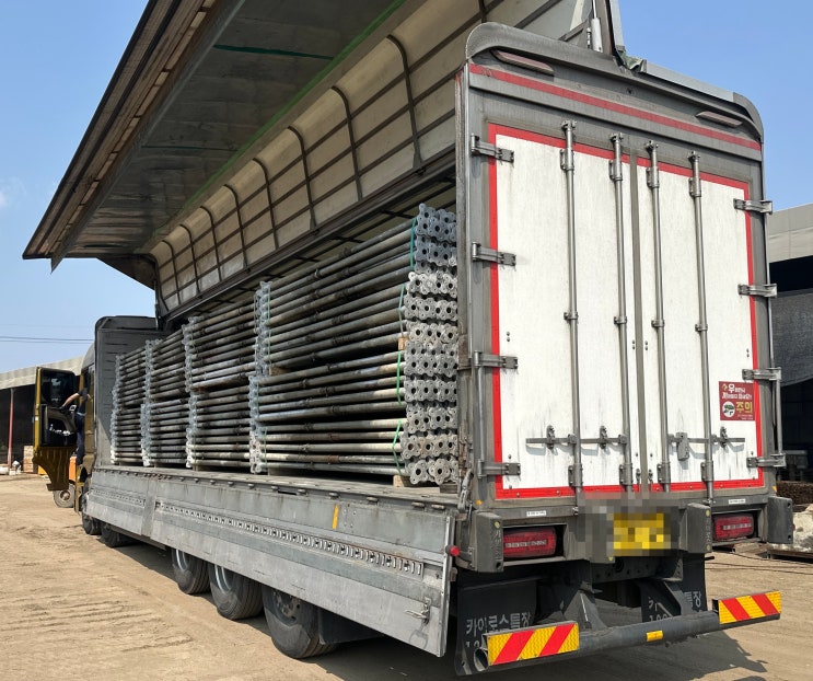  Export of Used Pipe Support to Mongolia and Uzbekistan