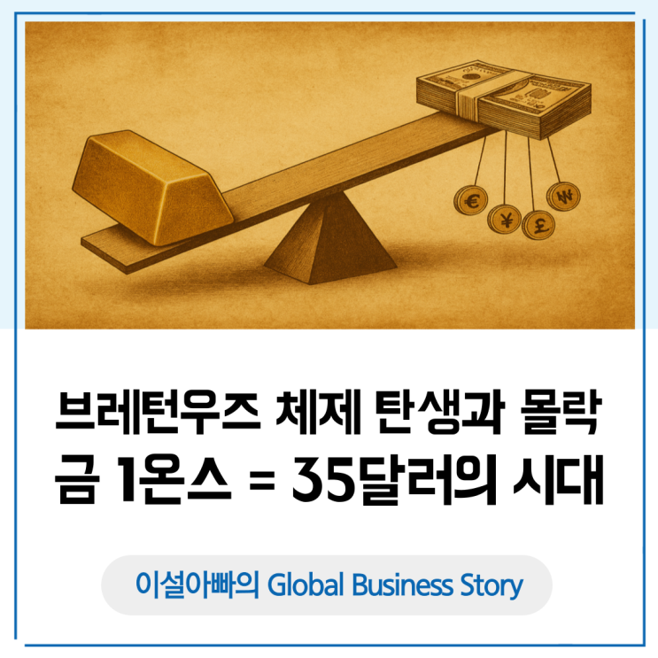  [달러패권 1장면] 브레턴우즈 체제의 탄생과 몰락: 금 1온스=35달러의 시대가 끝나기까지