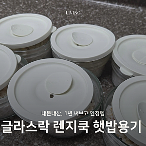 글라스락 렌지쿡 햇밥용기 350ml, 1년 실사용 후 재구매한 후기