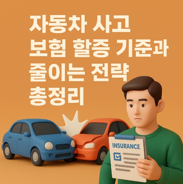  자동차 사고 보험 할증 기준과 줄이는 전략 총정리
