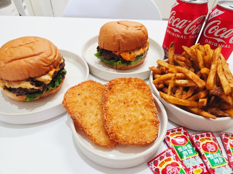  부천 상동 수제버거 맛집, 상동역 햄버거 "스테이플버거 상동점"