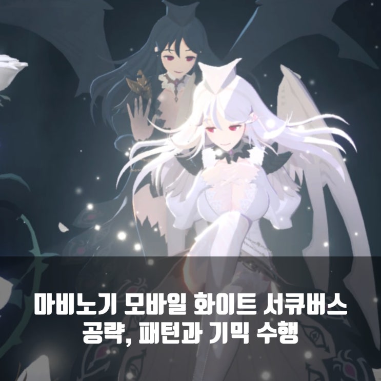 마비노기 모바일 화이트 서큐버스 공략 : 패턴과 기믹수행 방법