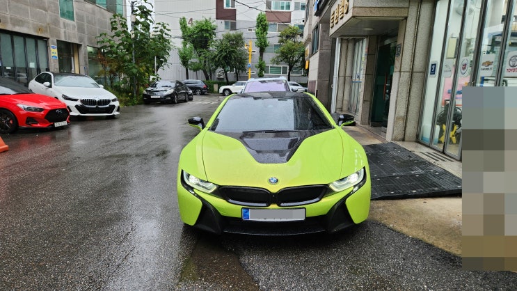  BMW i8 순정 모니터 이용 애플 카플레이 안드로이드 오토 장착