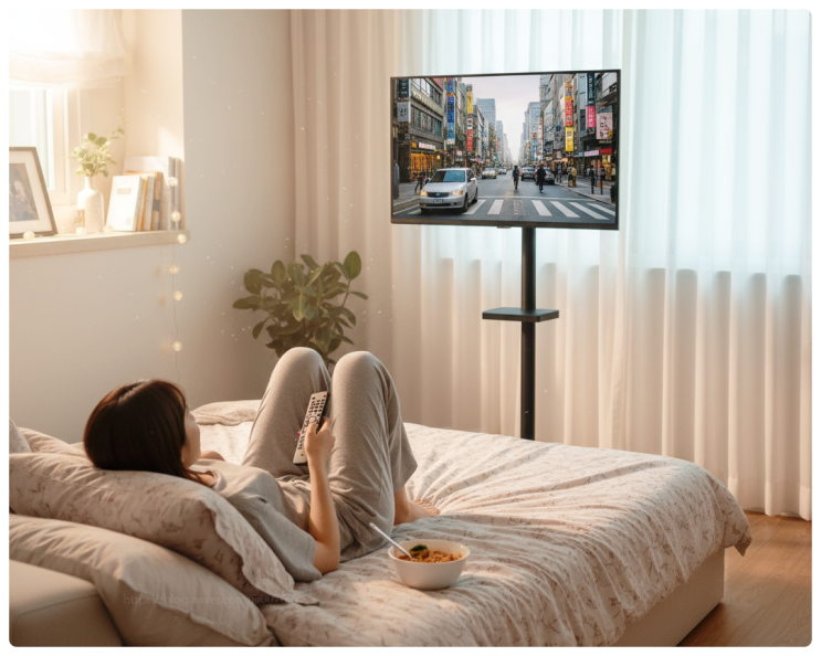  삼성 삼탠바이미 M5 32인치 스마트 이동식티비TV 자취필수템 이래도 안살거야? AS153HWWC