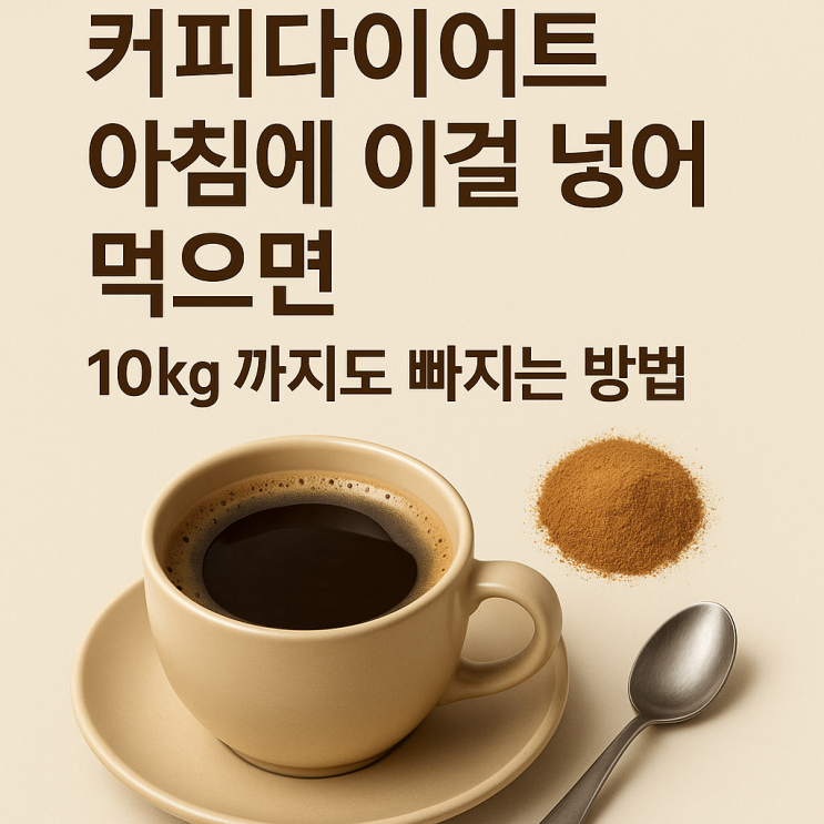  방탄다이어트 커피 다이어트 아침에 이걸 넣어 먹으면 10kg 까지도 빠지는 방법