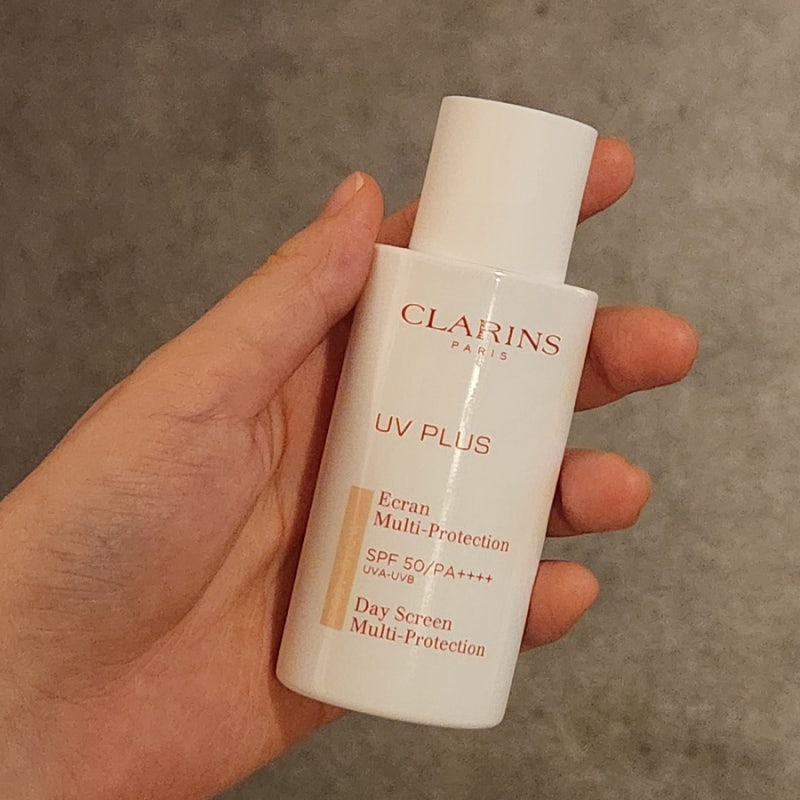 [내돈내산] 클라랑스 UV 플러스 선크림 50mL 로지글로우 (+ 키엘 울트라 라이트 데일리 UV 디펜....