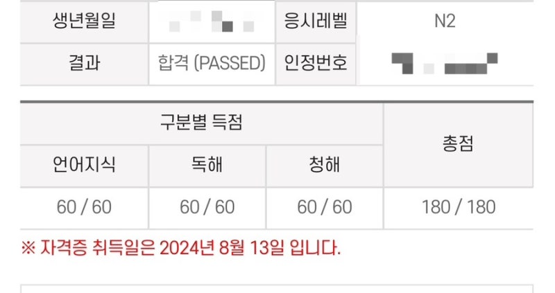 [JLPT N2] 독학으로 만점 합격한 후기 / 시험 난이도 / 공부 팁 / 교재 추천 / JLPT 정보