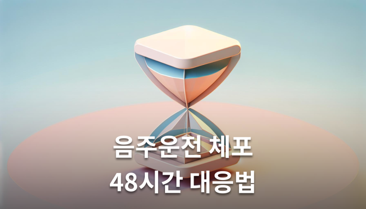  음주운전현행범 48시간이 골든타임