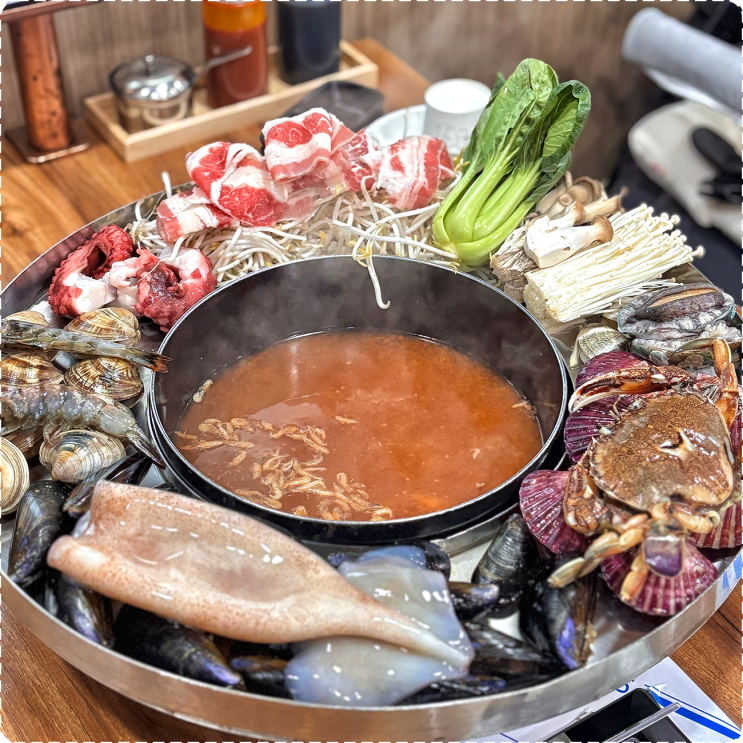 속초 애견동반식당, 조양동 원기보양 건강식 칼국수 맛집 속초해물꽃장칼국수