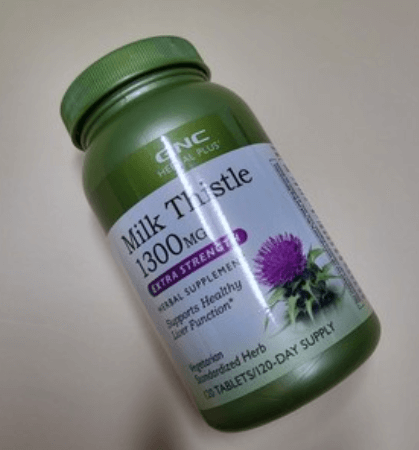  간 건강 밀크씨슬 추천 GNC 밀크씨슬 1300mg 엑스트라 스트렝스 후기