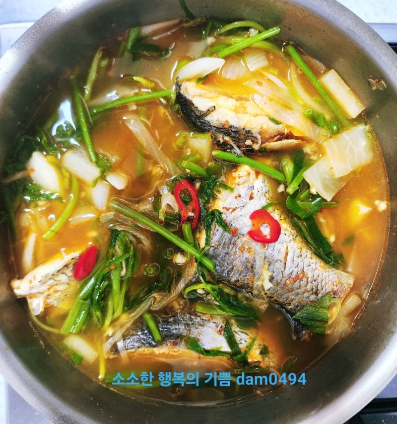 초보자도 성공하는, 얼큰한 참돔 매운탕 황금 레시피