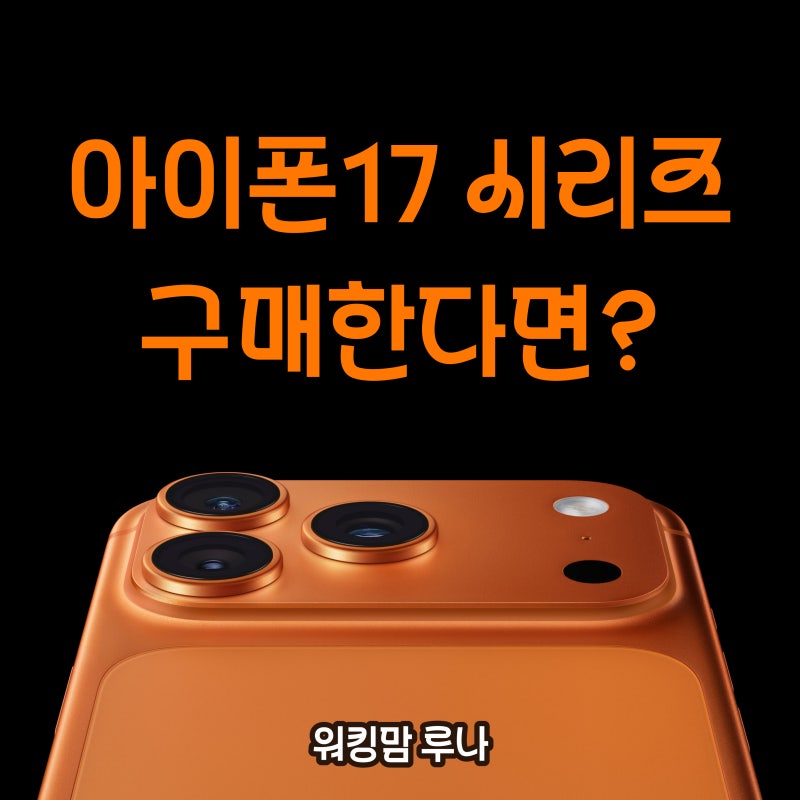 아이폰 17 시리즈 비교